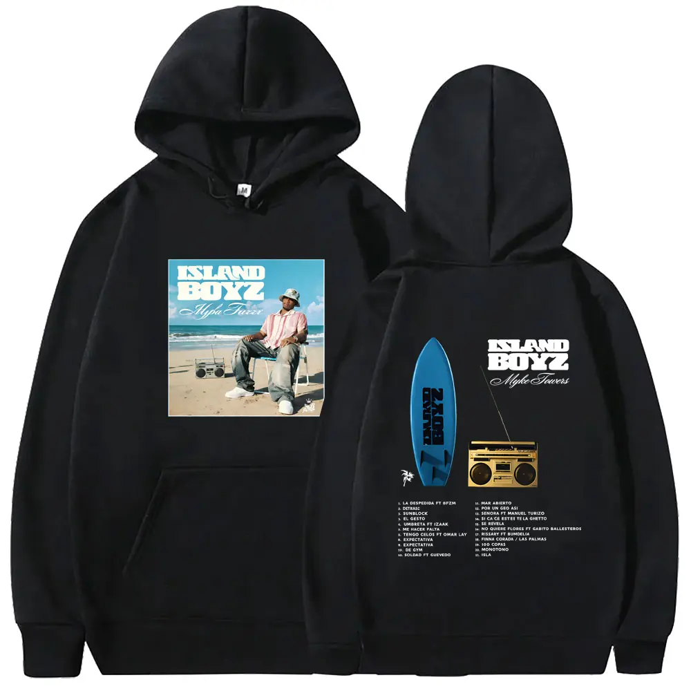 Hot Sale Rapper Myke Towers Island Boyz Album Graphic Hoodie Men Women Fashion Hip Hop Oversized Hoodies Male Vintage Sweatshirt
Hot Sale Rapper Myke Towers Island Boyz Album Graphic Hoodie Men Women Fashion Hip Hop Oversized Hoodies Male Vintage Sweatshirt