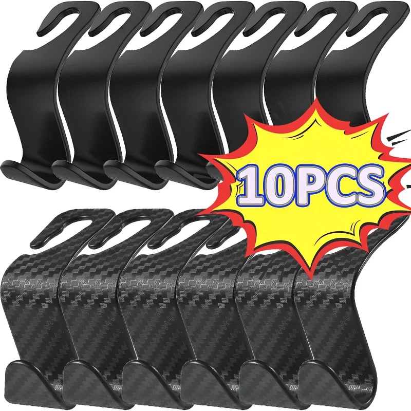 10PCS Hooks Auto Seat Headrest Hook Car Storage Hanger Back Carbon Hook Vehicle Seat Organizer Holder Auto Accessories Interior
10PCS Hooks Auto Seat Headrest Hook Car Storage Hanger Back Carbon Hook Vehicle Seat Organizer Holder Auto Accessories Interior