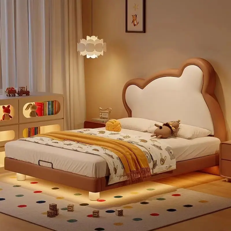 Детская кровать Little Bear для мальчиков, современная, мягкая, с обивкой, идеально подходит для небольших спален
Детская кровать Little Bear для мальчиков, современная, мягкая, с обивкой, идеально подходит для небольших спален