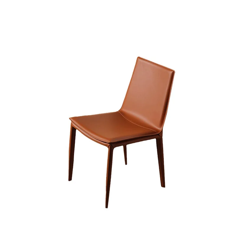 Легкое роскошное кожаное седло для столовой, модель для комнаты, кафе, отеля, рабочего стола, простое домашнее кожаное скандинавское седло
Легкое роскошное кожаное седло для столовой, модель для комнаты, кафе, отеля, рабочего стола, простое домашнее кожаное скандинавское седло