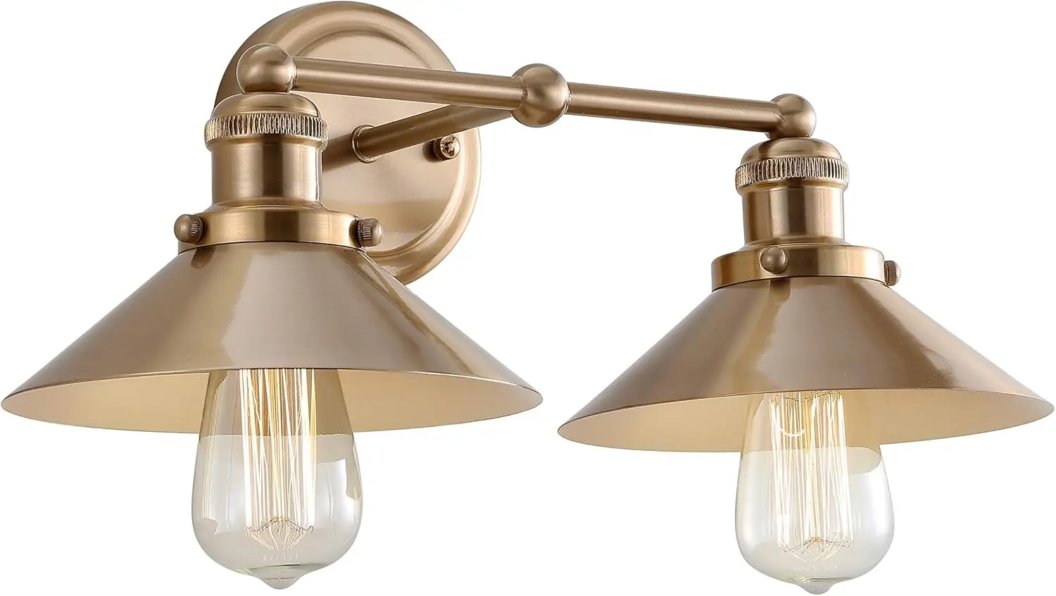 Jyl7430A August 17.5"" 2-Light Metal Shade Farmhouse Sconce Contemporary Transitional 2200K Edison 25W Bulbs Luded For Bedroom
Jyl7430A August 17.5"" 2-Light Metal Shade Farmhouse Sconce Contemporary Transitional 2200K Edison 25W Bulbs Luded For Bedroom
