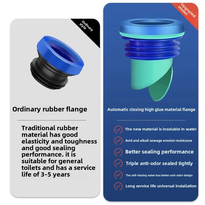 JIOWLE toilet flange sealing ring deodorant thickened toilet universal automatic integrated smart toilet universal
JIOWLE toilet flange sealing ring deodorant thickened toilet universal automatic integrated smart toilet universal