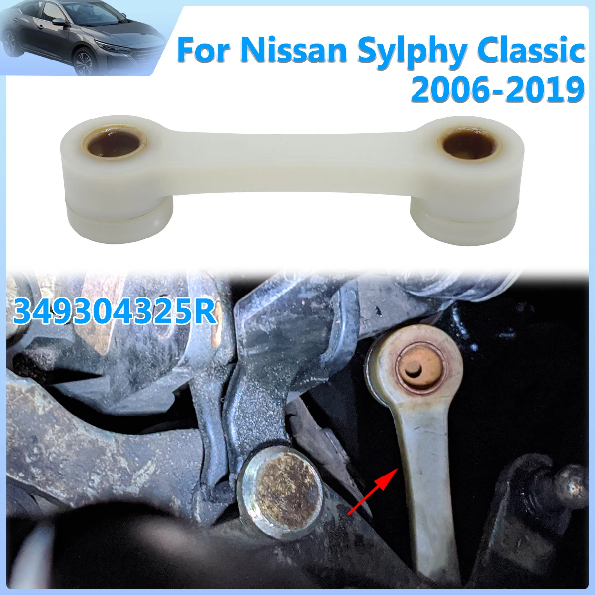 MT Wave Box Gear Shift Linkage Connecting Selector Rod Assembly-Control plastic Small Link For Nissan Sylphy Classic 2006-2019
MT Wave Box Gear Shift Linkage Connecting Selector Rod Assembly-Control plastic Small Link For Nissan Sylphy Classic 2006-2019