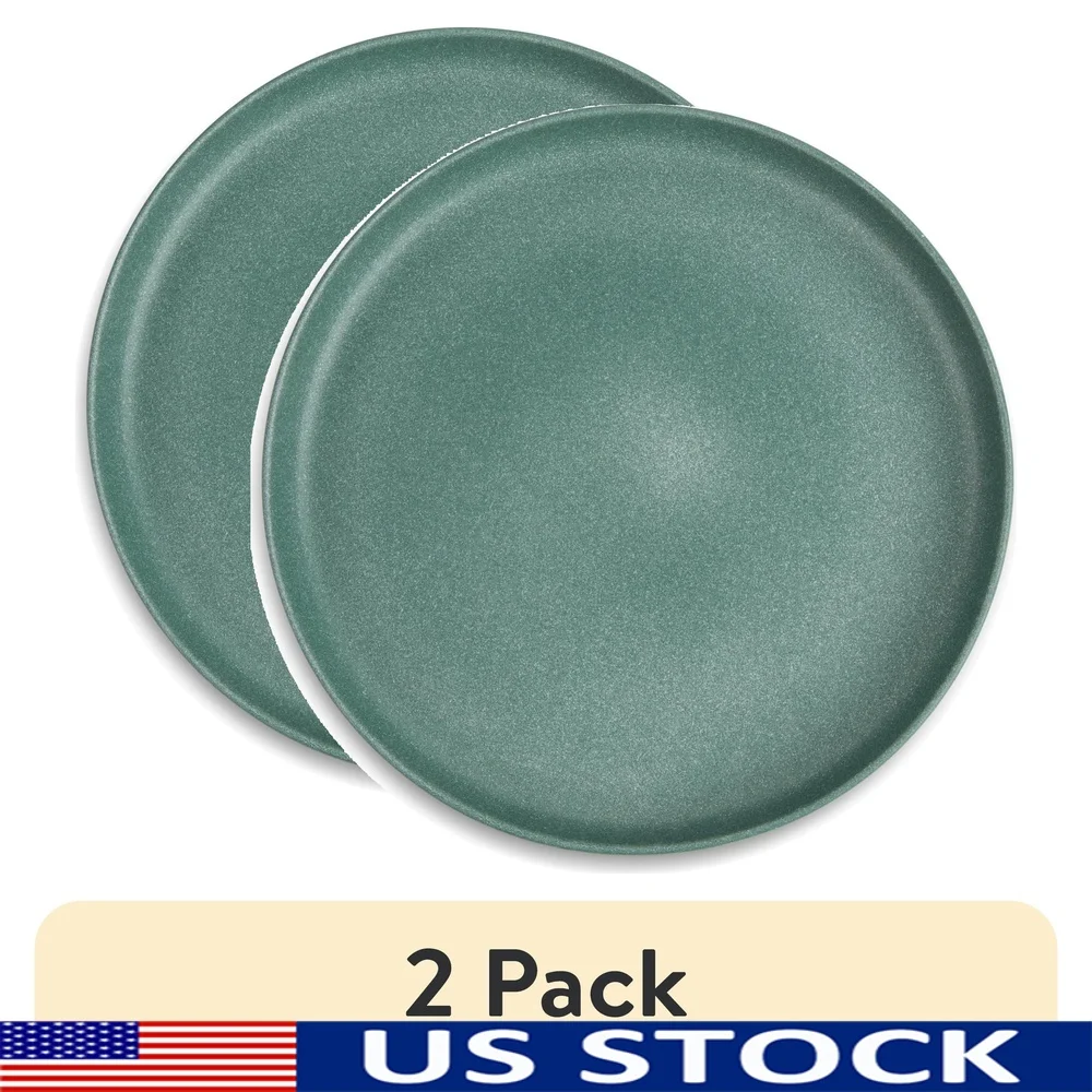 2 Pack Stoneware Dinner Plates Dishwasher Microwave Safe Round Solid Print Elegant Tableware Home Decor Contemporary Style
2 Pack Stoneware Dinner Plates Dishwasher Microwave Safe Round Solid Print Elegant Tableware Home Decor Contemporary Style