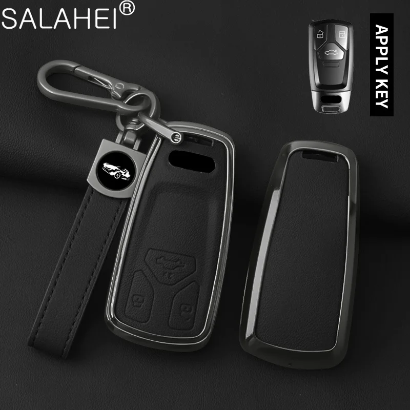 Smart Remote Leather Car Key Case Fob Remote Protector Shell For Audi A4 A5 A4L S4 S5 Q3 Q5 Q7 TT 2017-2019 Keychain Accessories
Smart Remote Leather Car Key Case Fob Remote Protector Shell For Audi A4 A5 A4L S4 S5 Q3 Q5 Q7 TT 2017-2019 Keychain Accessories