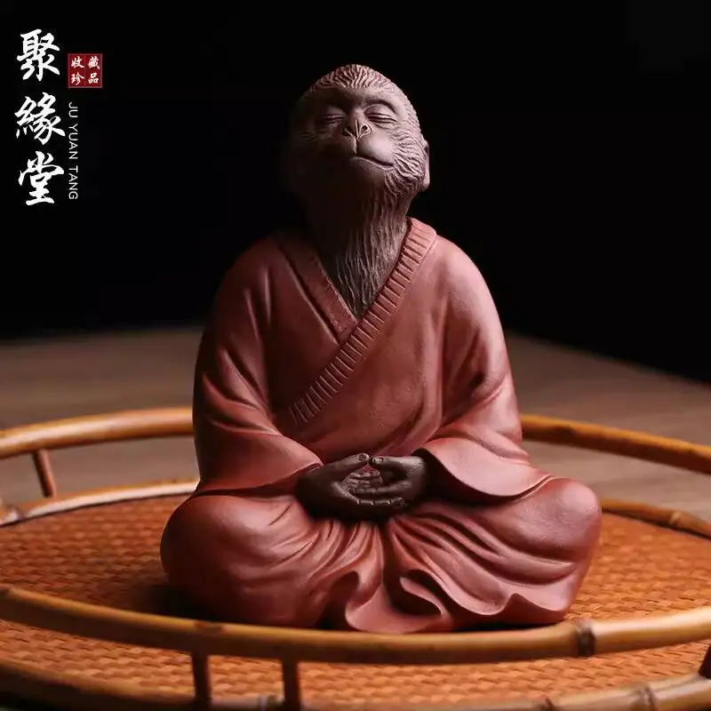 Yixing Original Purple Clay Pet Figurine, Sun Wukong, Masterfully Crafted, Fully Handmade, Exquisite Kung Fu Set, Can Be Used
Yixing Original Purple Clay Pet Figurine, Sun Wukong, Masterfully Crafted, Fully Handmade, Exquisite Kung Fu Set, Can Be Used