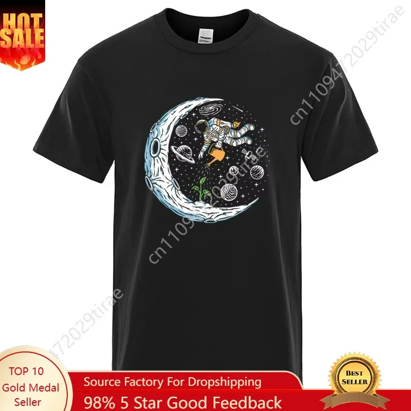 Summer Men T-shirt Cotton Blend Casual Funny Astronaut Design Print Loose O-neck T Shirt for Men Short Sleeve Male T-shirt Tees
Summer Men T-shirt Cotton Blend Casual Funny Astronaut Design Print Loose O-neck T Shirt for Men Short Sleeve Male T-shirt Tees