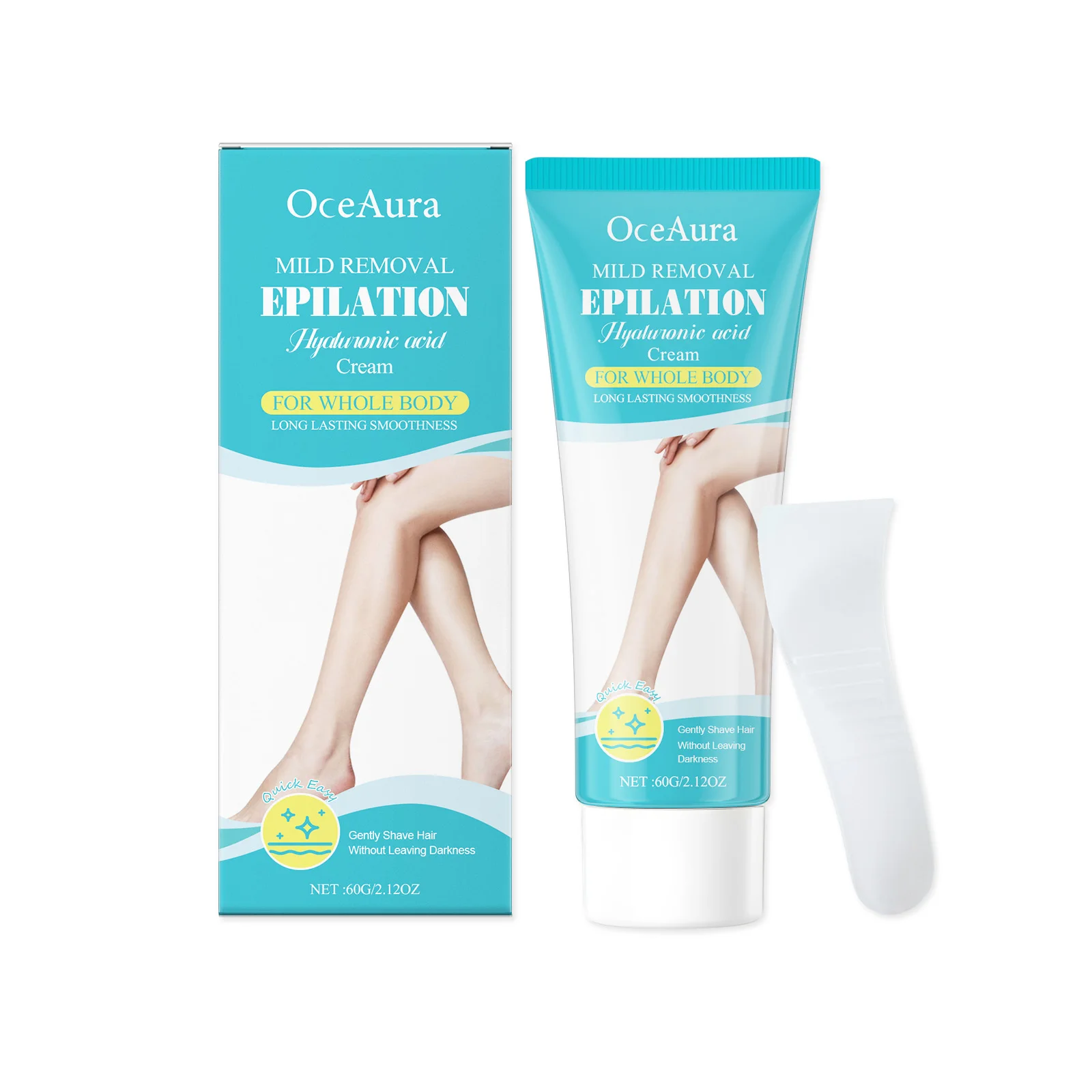 Hair Removal Cream with Hyaluronic Acid - Gentle Depilatory for Whole Body, Long-Lasting Smoothness - Mild Formula for Sensitiv
Hair Removal Cream with Hyaluronic Acid - Gentle Depilatory for Whole Body, Long-Lasting Smoothness - Mild Formula for Sensitiv