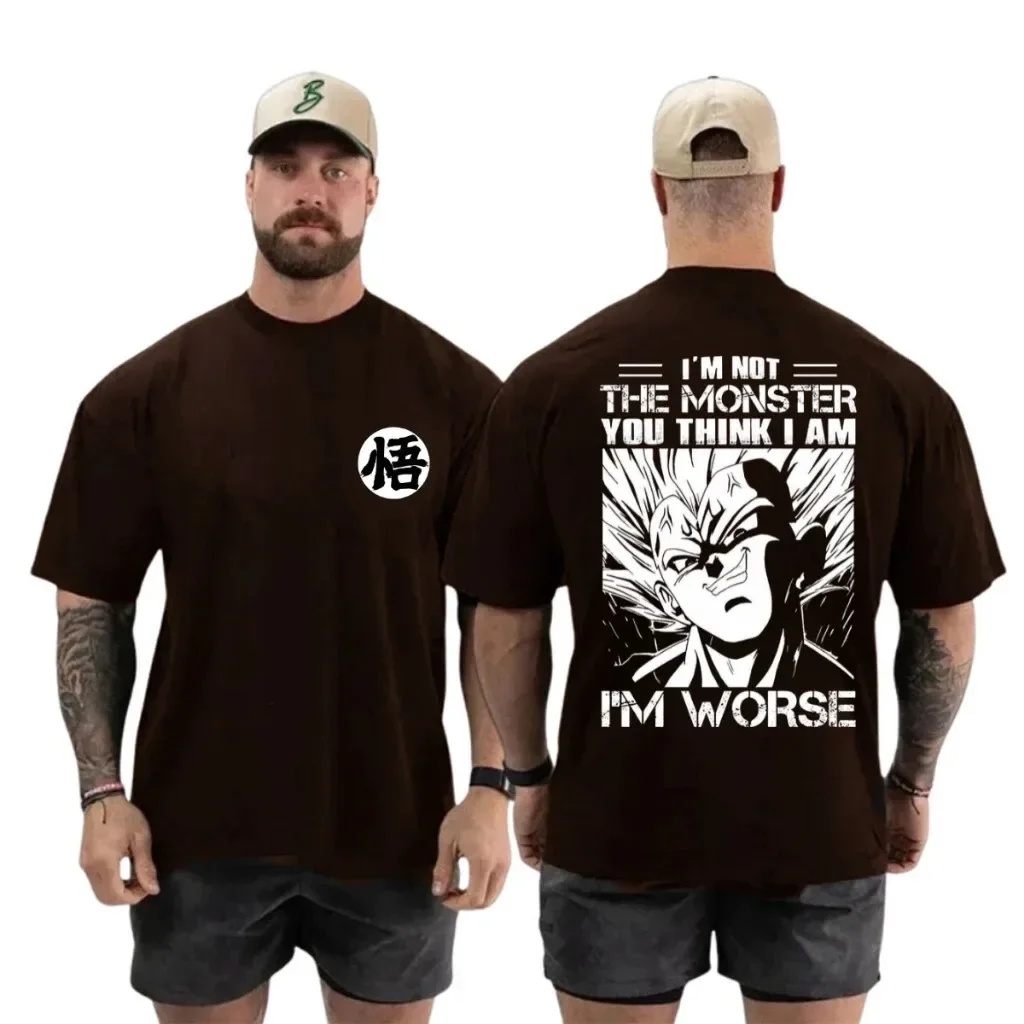 Dragon Ball Vegeta Summer T-Shirt Casual Loose Oversized Comfortable Cotton Short Sleeve for Men And Women Sports Fitness
Dragon Ball Vegeta Summer T-Shirt Casual Loose Oversized Comfortable Cotton Short Sleeve for Men And Women Sports Fitness