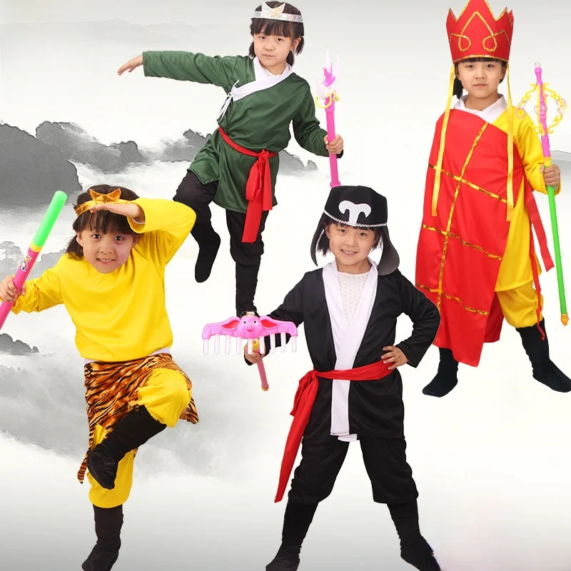 Halloween Cartoon Journey to the West Costume Props Tang Sanzang Disciples Stage Performance Clothes Sand Monk Eighteen Arrows
Halloween Cartoon Journey to the West Costume Props Tang Sanzang Disciples Stage Performance Clothes Sand Monk Eighteen Arrows