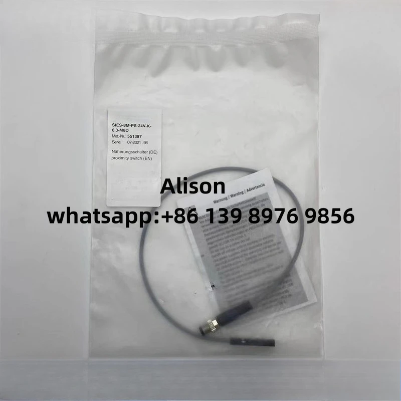 Original proximity switch magnetic switch SIES-8M-PS-24V-K-0.3-M8D 551387
Original proximity switch magnetic switch SIES-8M-PS-24V-K-0.3-M8D 551387