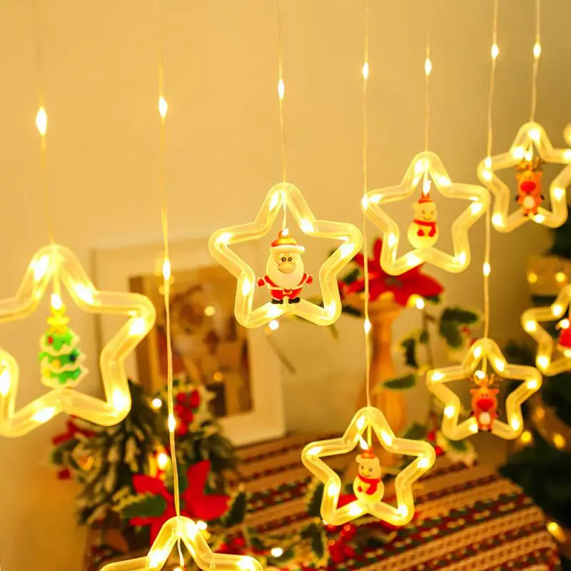 LED Holiday Lights Christmas Decorative Lights LED Stars Christmas Tree Room Decoration Birthday Party Christmas Decoration
LED Holiday Lights Christmas Decorative Lights LED Stars Christmas Tree Room Decoration Birthday Party Christmas Decoration
