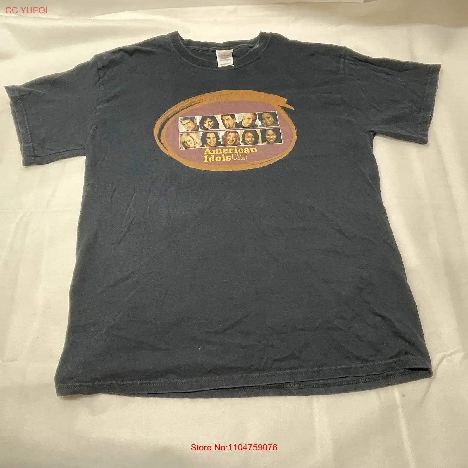 Футболка American Idols 2016, концертная черная, размер L, винтажная, слегка модная, удобная дизайнерская одежда
Футболка American Idols 2016, концертная черная, размер L, винтажная, слегка модная, удобная дизайнерская одежда
