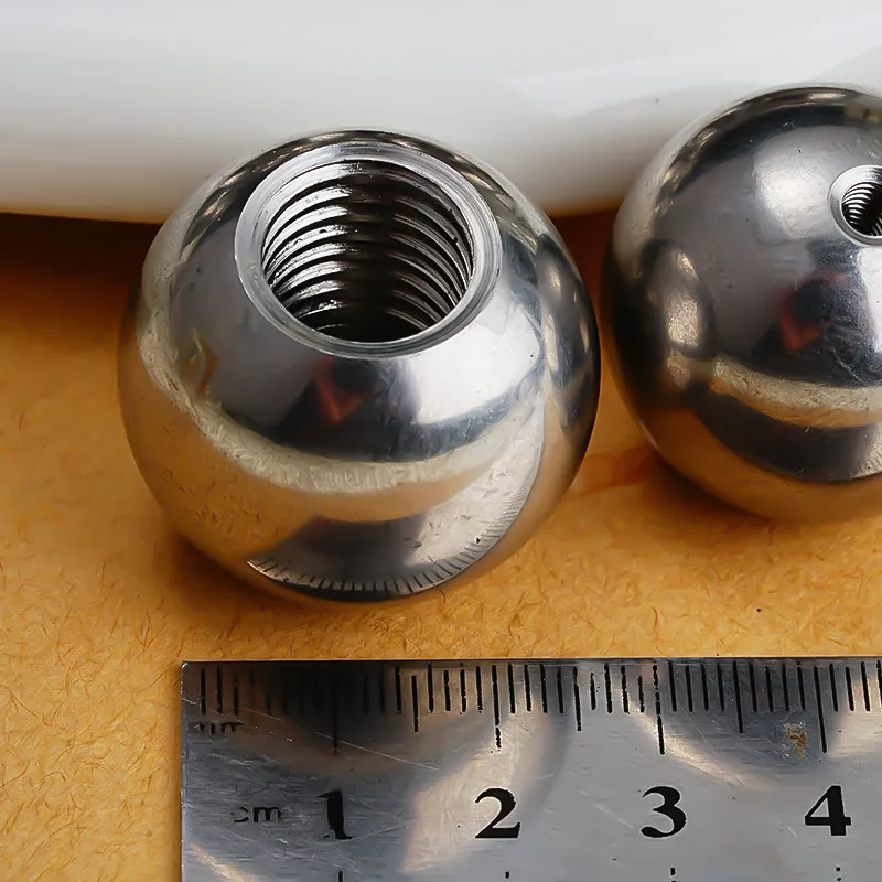 304 Stainless Steel Thread Half Hole Balls Female Thread Blind Hole Smooth Bead OD2.5-50mm Metric M5 M6 M8 Drilling Ball For CNC
304 Stainless Steel Thread Half Hole Balls Female Thread Blind Hole Smooth Bead OD2.5-50mm Metric M5 M6 M8 Drilling Ball For CNC