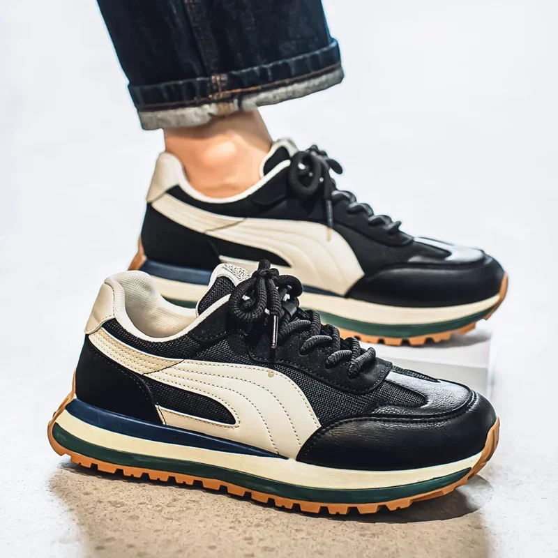 New Matching Color Comfortable Thick Sole Increase Casual Men's Lace-up Wear Resistant Fashion Non-slip Trend Sports Shoes
New Matching Color Comfortable Thick Sole Increase Casual Men's Lace-up Wear Resistant Fashion Non-slip Trend Sports Shoes