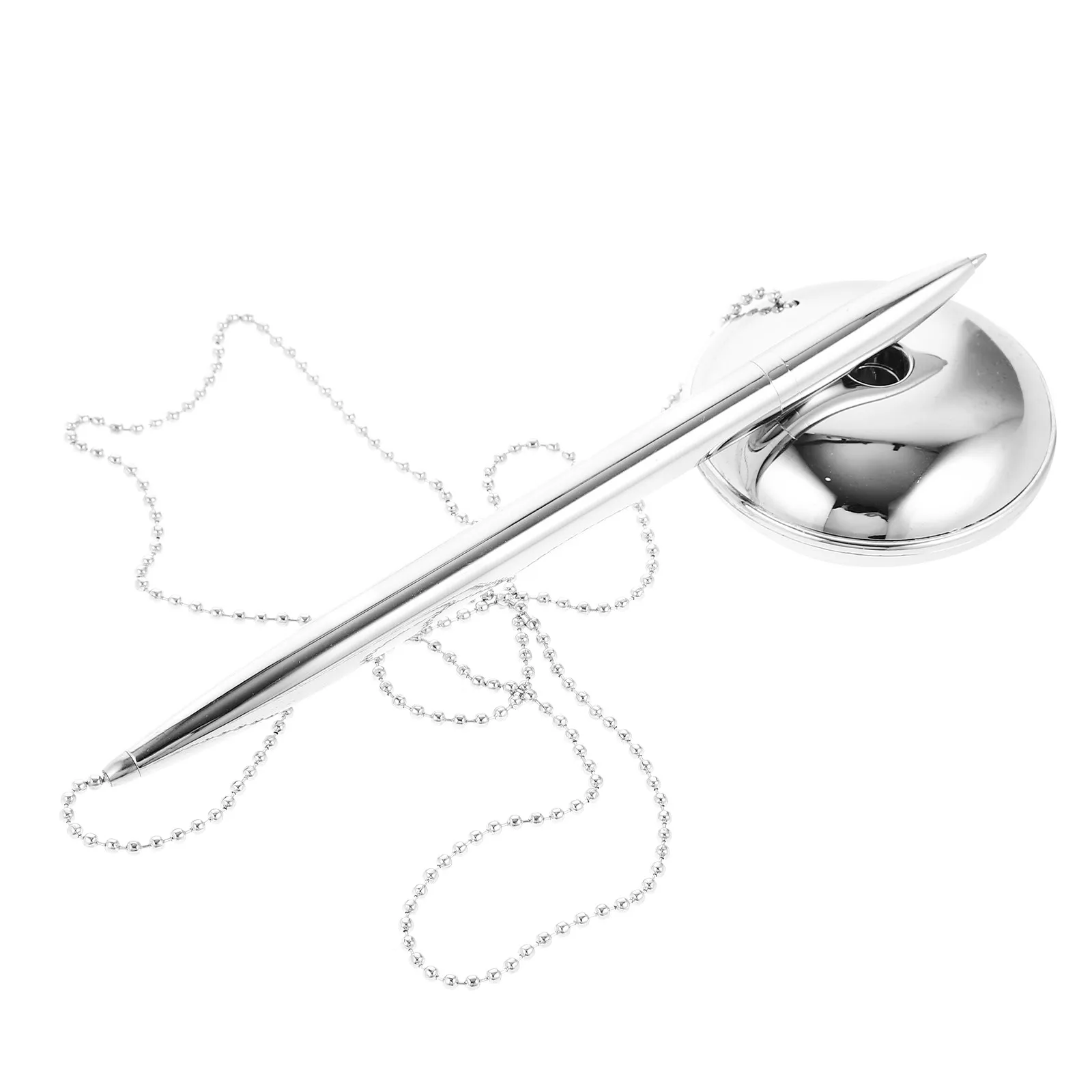 Metal Ballpoint Pen Vertical Standing Desktop Business Signature Pen for Office Bank Hotel Reception Counter Writing Desk Fixed
Metal Ballpoint Pen Vertical Standing Desktop Business Signature Pen for Office Bank Hotel Reception Counter Writing Desk Fixed