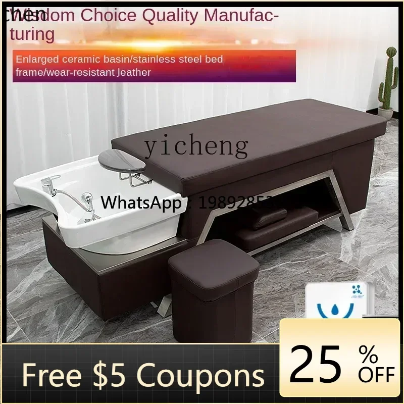 ABB Barber Shop Hair Care Shampoo Bed With Water Heater Massage Shampoo Bed Lying Flat Flush Bed
ABB Barber Shop Hair Care Shampoo Bed With Water Heater Massage Shampoo Bed Lying Flat Flush Bed