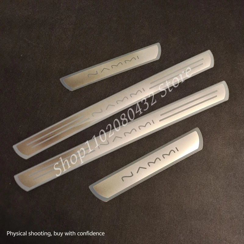 For Dongfeng Nammi 01 2024-2025 Stainless Sticker Door Sill Scuff Plate Guards Threshold Pedal Trim Car Accessories
For Dongfeng Nammi 01 2024-2025 Stainless Sticker Door Sill Scuff Plate Guards Threshold Pedal Trim Car Accessories