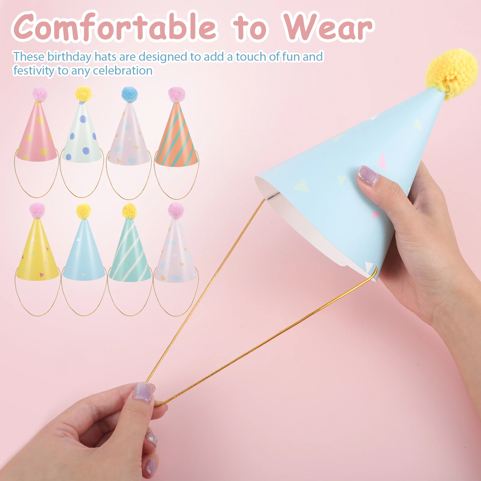 16pcs Birthday Hats Kids Birthday Party Cone Caps Baby Party Hats For Kids Birthday Photography Atmosphere Prop Party Decoration 
16pcs Birthday Hats Kids Birthday Party Cone Caps Baby Party Hats For Kids Birthday Photography Atmosphere Prop Party Decoration