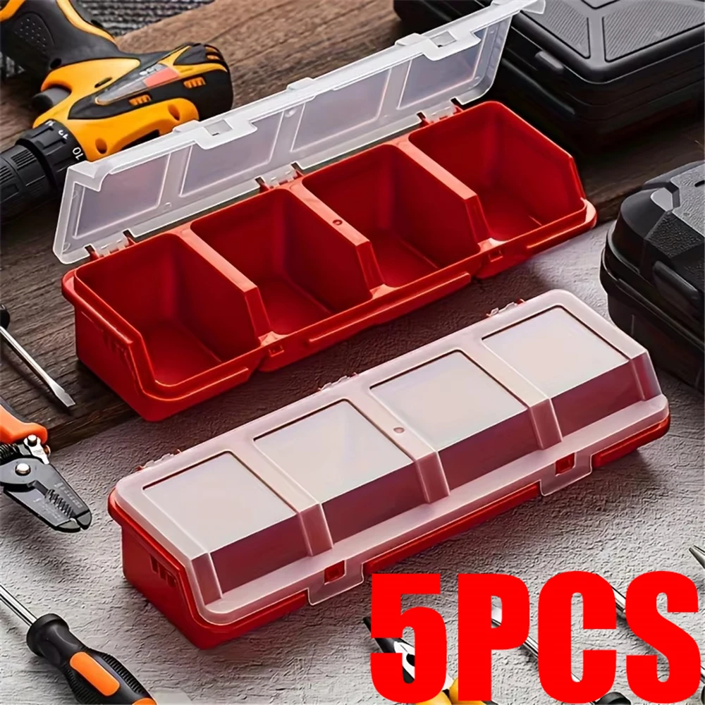 1Pc/2Pcs/5pcs Multi-Compartment Organizer Box For Screws & Small Parts Durable Plastic Hardware And Jewelry Storage Case lock
1Pc/2Pcs/5pcs Multi-Compartment Organizer Box For Screws & Small Parts Durable Plastic Hardware And Jewelry Storage Case lock