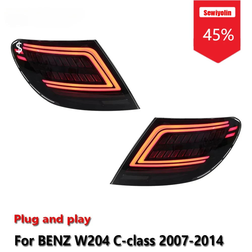 Sewiyolin автомобильные светодиодные задние фонари в сборе для Benz W204 2007-2014 авто противотуманные DRL тормозные указатели поворота Plug and Play
Sewiyolin автомобильные светодиодные задние фонари в сборе для Benz W204 2007-2014 авто противотуманные DRL тормозные указатели поворота Plug and Play