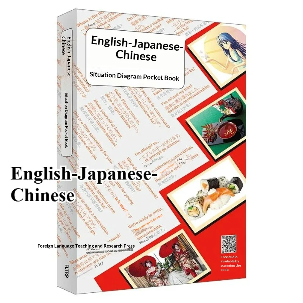 English-Japanese-Chinese Trilingual Dictionary Pocket Book with Illustrated Situations Language Learning Book Easy To Understand
English-Japanese-Chinese Trilingual Dictionary Pocket Book with Illustrated Situations Language Learning Book Easy To Understand