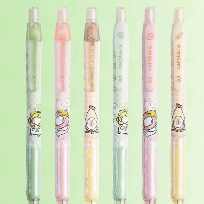 36pcs/lot Kawaii Capybara Mechanical Pencil Cute 0.5MM Drawing Writing Automatic Pen School Office Supplies
36pcs/lot Kawaii Capybara Mechanical Pencil Cute 0.5MM Drawing Writing Automatic Pen School Office Supplies