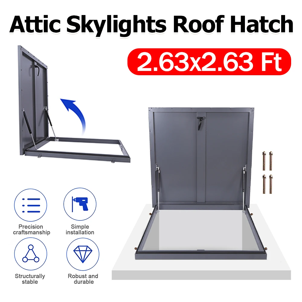Roof Access Hatch Roof Security Door Opening Angle 90 Attic Skylights Roof Vent Access Emergency Escape Hatches for Basement
Roof Access Hatch Roof Security Door Opening Angle 90 Attic Skylights Roof Vent Access Emergency Escape Hatches for Basement