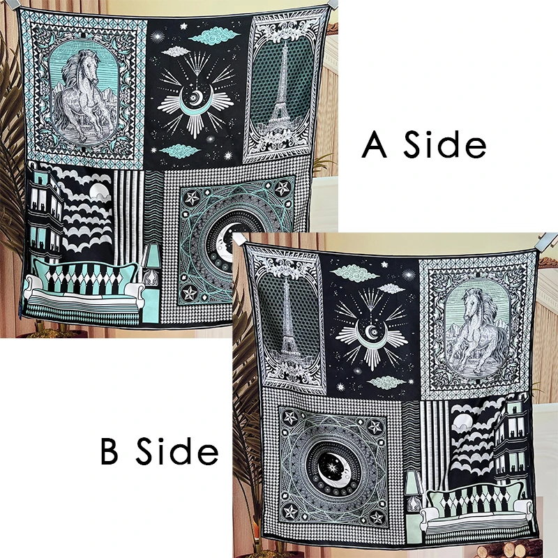 65CM Twill Scarf Double Sided Scarves Horse Hand Rollerd Edges Head Bag Decoration Women Lover Gift Clothing Head Accessories
65CM Twill Scarf Double Sided Scarves Horse Hand Rollerd Edges Head Bag Decoration Women Lover Gift Clothing Head Accessories