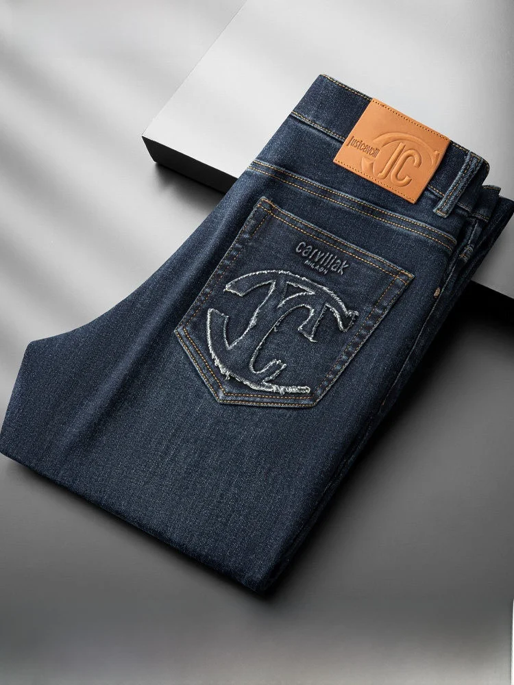 Blue Embroidered Casual Men's Jeans mid Waist ket Design Premium Quali Waed Cotton Polyester Blend Trousers
Blue Embroidered Casual Men's Jeans mid Waist ket Design Premium Quali Waed Cotton Polyester Blend Trousers
