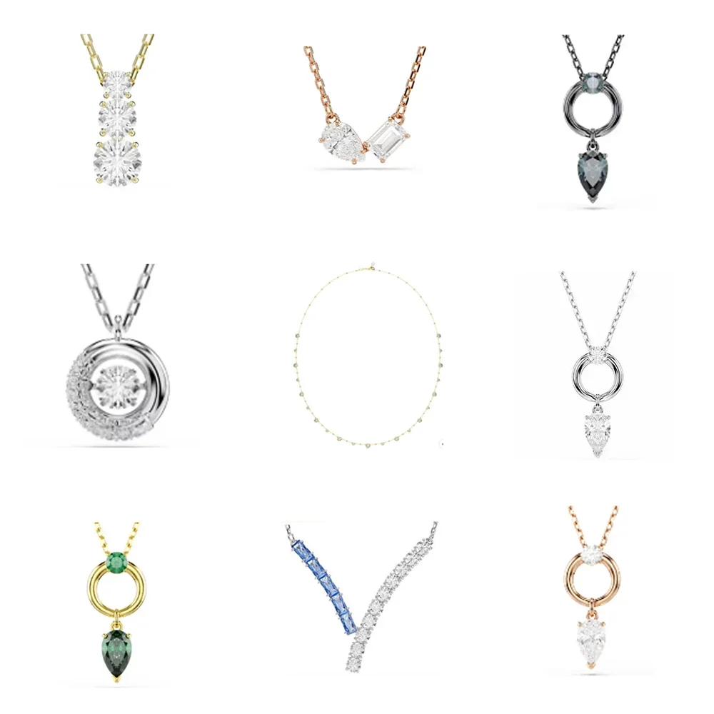 New droplet shaped crystal ring personalized necklace, fashionable women's flower pearl pendant accessory
New droplet shaped crystal ring personalized necklace, fashionable women's flower pearl pendant accessory