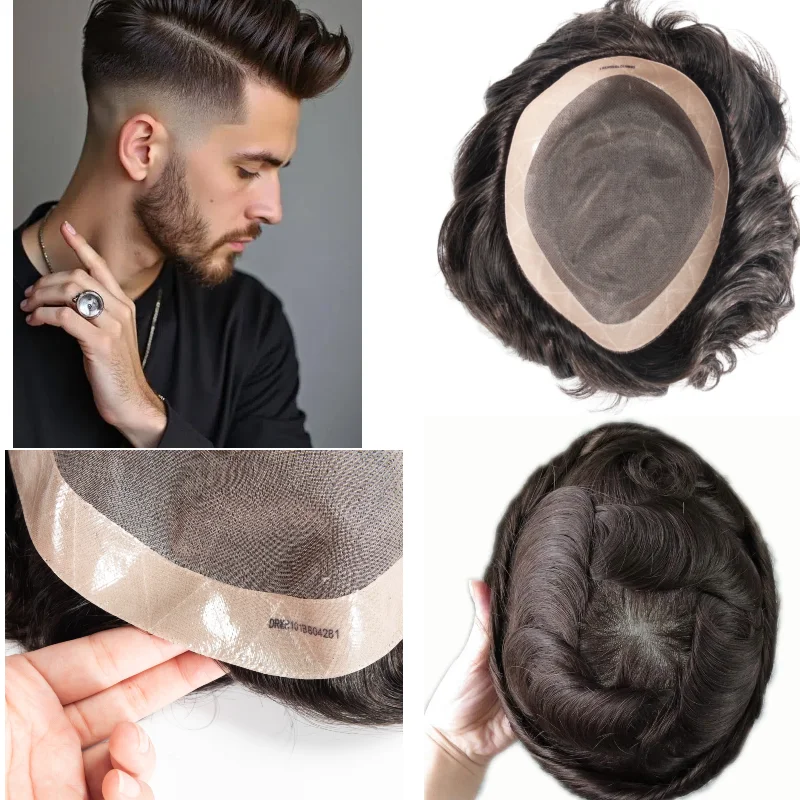 Human Remy Hair Fine Mono Men Hairpiece 6x8 6inch PU+NPU Base Man Hair Topper Wholesale Color 1B #2
Human Remy Hair Fine Mono Men Hairpiece 6x8 6inch PU+NPU Base Man Hair Topper Wholesale Color 1B #2
