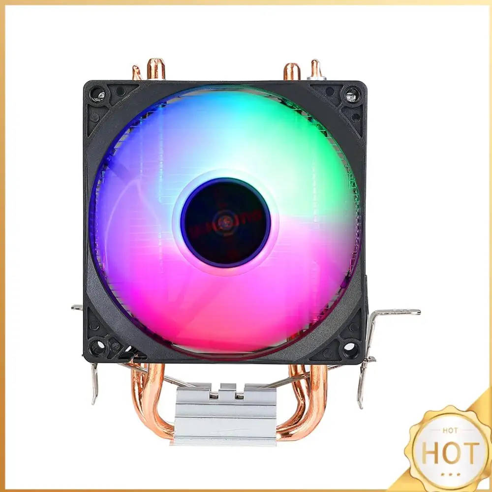 RGB Tower Radiator 2 Heat Pipe 9cm Cooler Fan Hydraulic Bearings Colorful Light Effect Mute Computer Accessories for INTEL AMD
RGB Tower Radiator 2 Heat Pipe 9cm Cooler Fan Hydraulic Bearings Colorful Light Effect Mute Computer Accessories for INTEL AMD