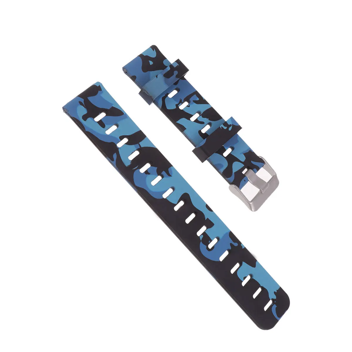 Silicone Watch Strap Blue Camouflage Replacement Band for Painted Style Comfortable Wear Seamless Welding Scratch Resistant
Silicone Watch Strap Blue Camouflage Replacement Band for Painted Style Comfortable Wear Seamless Welding Scratch Resistant