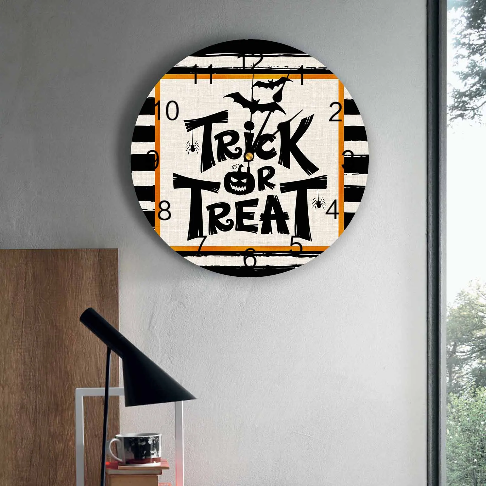 Bedroom Wall Clocks Halloween Trick Or Treat Bats Living Room Clocks Ornaments Baby Room Study Mute Wall Clocks
Bedroom Wall Clocks Halloween Trick Or Treat Bats Living Room Clocks Ornaments Baby Room Study Mute Wall Clocks