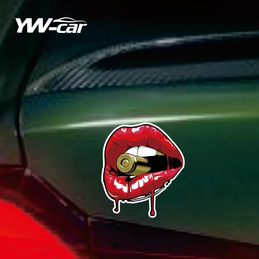 13CM/15CM/17CM Personality PVC Decal Red Lips With Bullet Car Sticker on Motorcycle Laptop Decorative Accessories
13CM/15CM/17CM Personality PVC Decal Red Lips With Bullet Car Sticker on Motorcycle Laptop Decorative Accessories