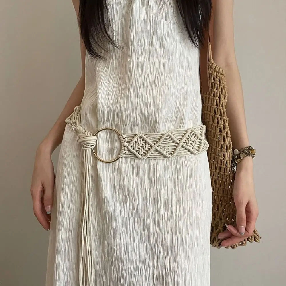 Vintage Waistband Ethnic Style Belt Hollow Retro Bohemian Belt Korean Style Round Ring Tassel Waist Chain Daily
Vintage Waistband Ethnic Style Belt Hollow Retro Bohemian Belt Korean Style Round Ring Tassel Waist Chain Daily