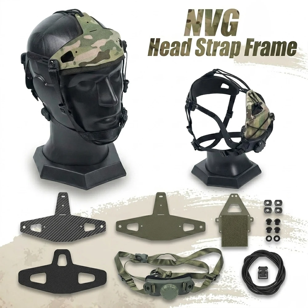Tactical NVG Head Strap Frame Adjustable Head-Mounted Night Vision Platform Lightweight Sports Camera Bracket Holder for GoPro
Tactical NVG Head Strap Frame Adjustable Head-Mounted Night Vision Platform Lightweight Sports Camera Bracket Holder for GoPro