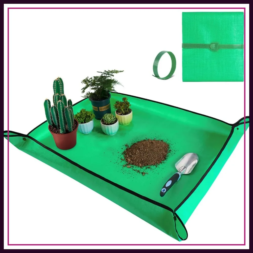 Large Repotting Mat for Plant Transplanting, 39.5"x31.5" Thickened Waterproof Potting Tray, Portable Gardening Mat, Plant Gifts
Large Repotting Mat for Plant Transplanting, 39.5"x31.5" Thickened Waterproof Potting Tray, Portable Gardening Mat, Plant Gifts