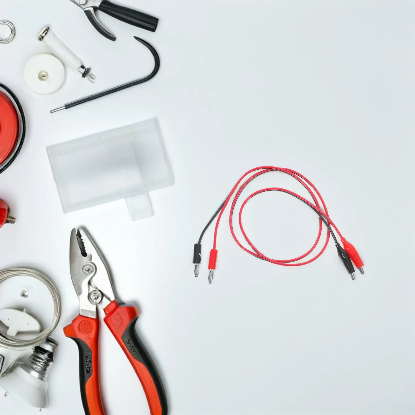 10Pcs Alligator Clip Test Leads Dual-Ended Insulated Red Black Flexible Wire Electrical Testing Circuit Connection Power Supply
10Pcs Alligator Clip Test Leads Dual-Ended Insulated Red Black Flexible Wire Electrical Testing Circuit Connection Power Supply