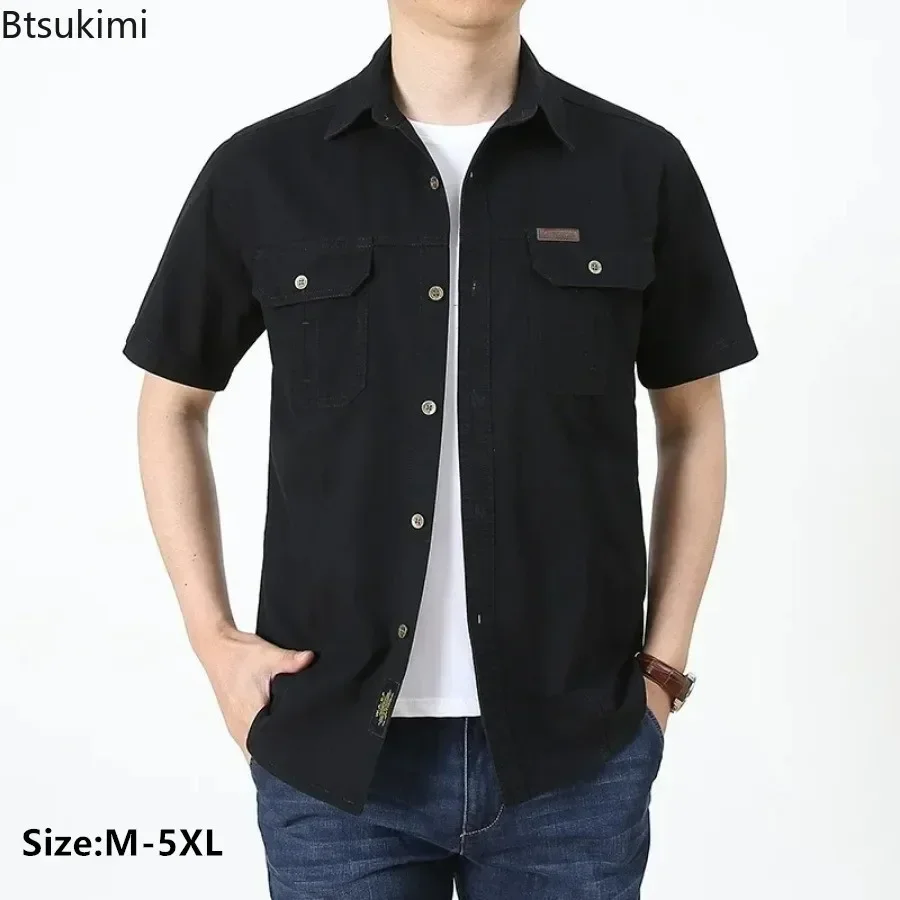 2025 Summer Big Size Cargo Shirts Men's Fashion Casual Cotton Shirts Tops Loose Breathable Work Wear New Men Clothing Blouse 5XL
2025 Summer Big Size Cargo Shirts Men's Fashion Casual Cotton Shirts Tops Loose Breathable Work Wear New Men Clothing Blouse 5XL