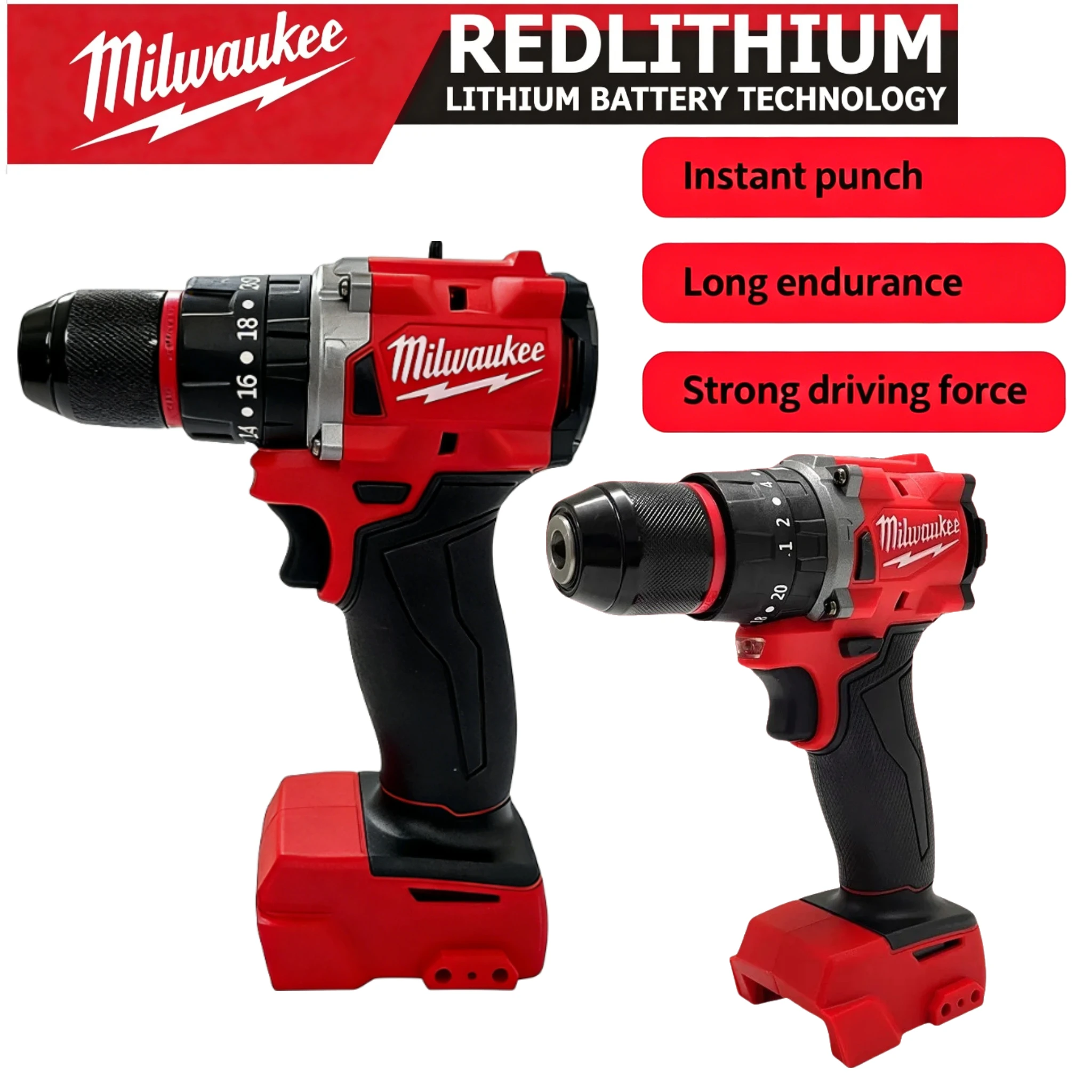 High Quality Milwaukee M18 18V Battery for Brushless Drill. New version design, upgraded heat dissipation for household use.
High Quality Milwaukee M18 18V Battery for Brushless Drill. New version design, upgraded heat dissipation for household use.