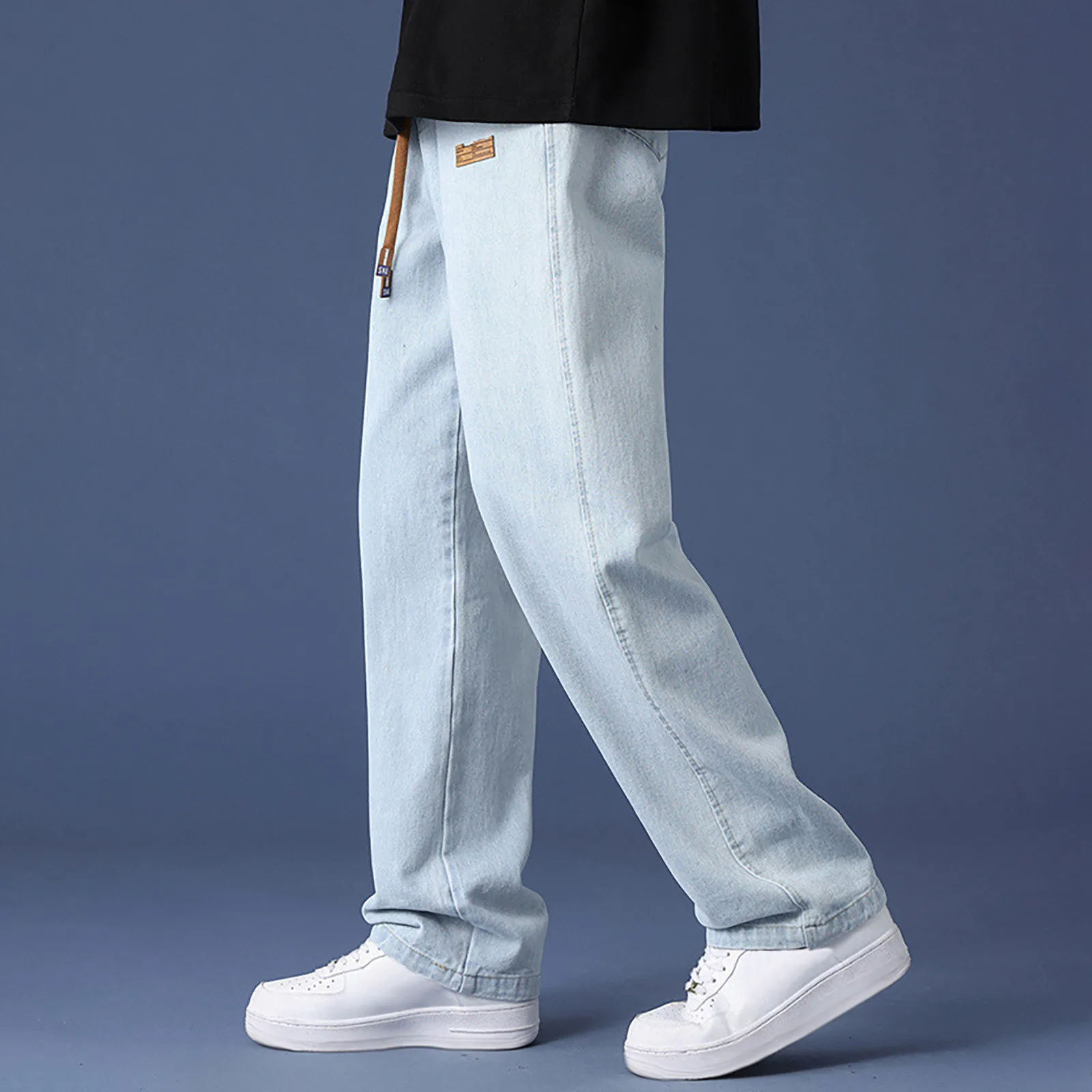 Fashion Men Oversize Casual Pants Spring Summer New Male Drawstring Elastic Waist Solid Loose Sports Wide Leg Straight Trousers
Fashion Men Oversize Casual Pants Spring Summer New Male Drawstring Elastic Waist Solid Loose Sports Wide Leg Straight Trousers
