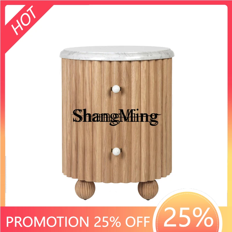 CL solid wood bedside table retro marble modern simple log color bedroom bedside table
CL solid wood bedside table retro marble modern simple log color bedroom bedside table