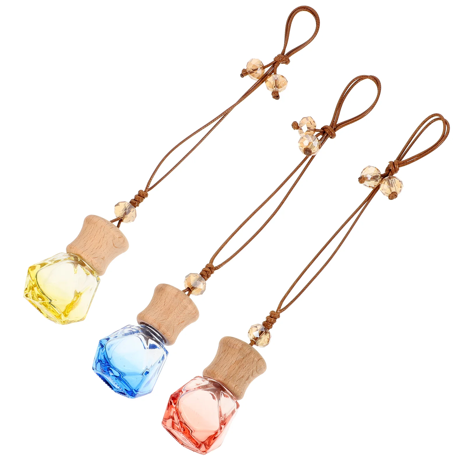 3 Pcs Car Perfume Pendant Essential Oil Bottles Small Refillable Glass Design Aromatherapy Scented Gifts
3 Pcs Car Perfume Pendant Essential Oil Bottles Small Refillable Glass Design Aromatherapy Scented Gifts