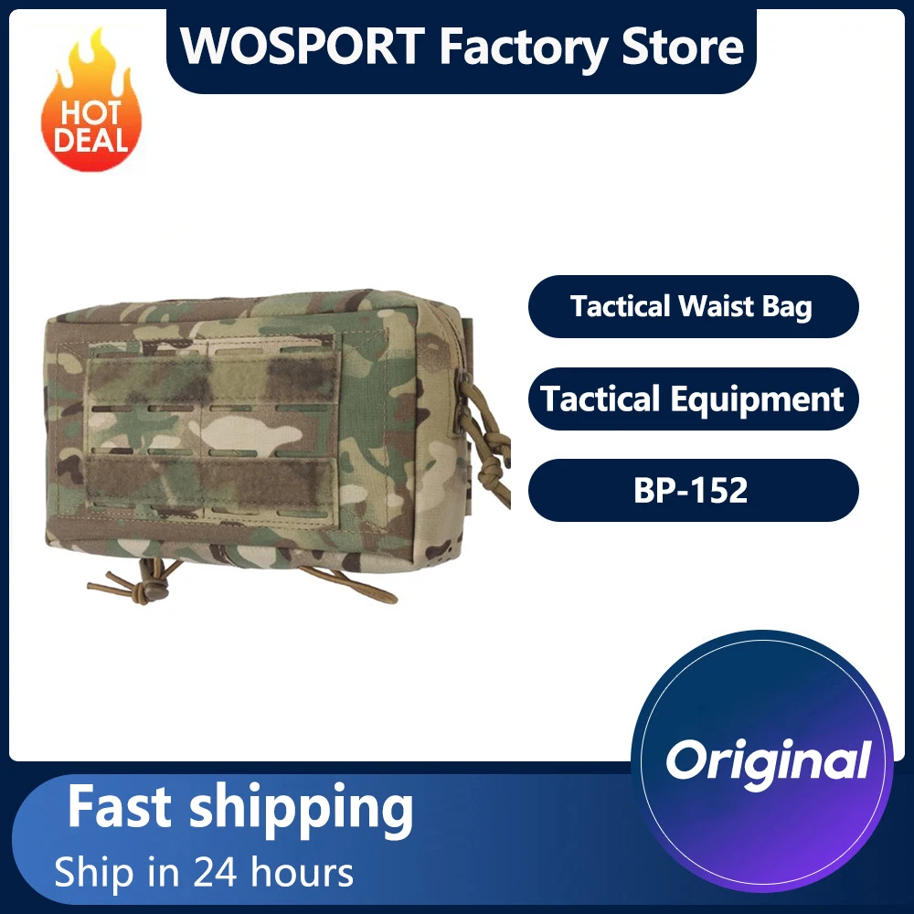 Wosport Tactical EDC Waist Pack Lightweight GP Pouch Multi-Purpose Attachment System for Outdoor Adventures Hunting
Wosport Tactical EDC Waist Pack Lightweight GP Pouch Multi-Purpose Attachment System for Outdoor Adventures Hunting