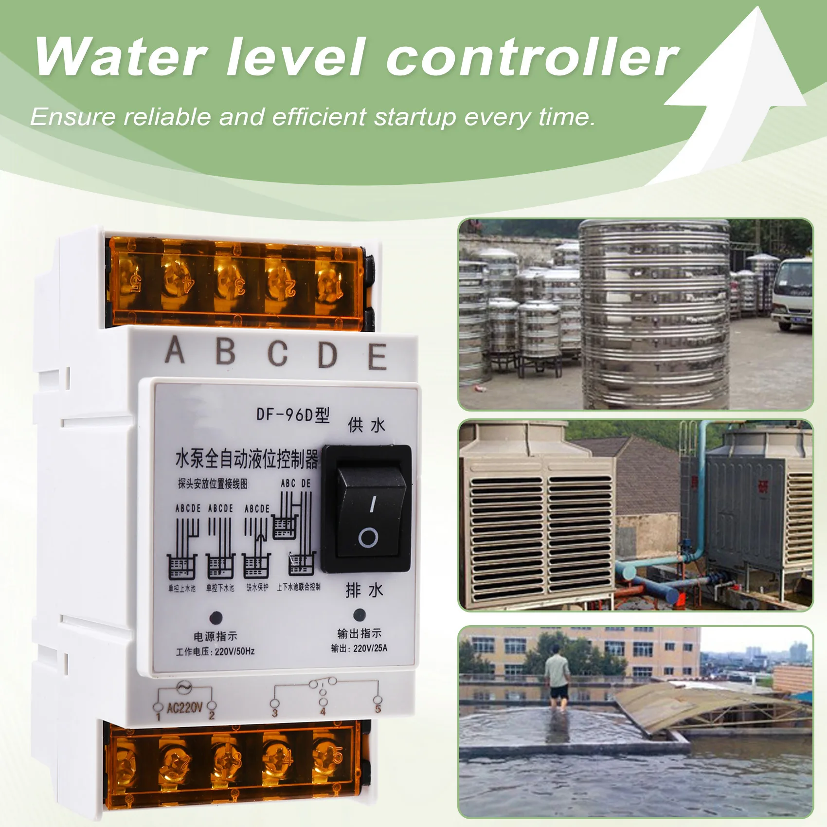 A60zwater Level Controller Float Switch Water Tower Water Level Fully Automatic Controller Amay
A60zwater Level Controller Float Switch Water Tower Water Level Fully Automatic Controller Amay