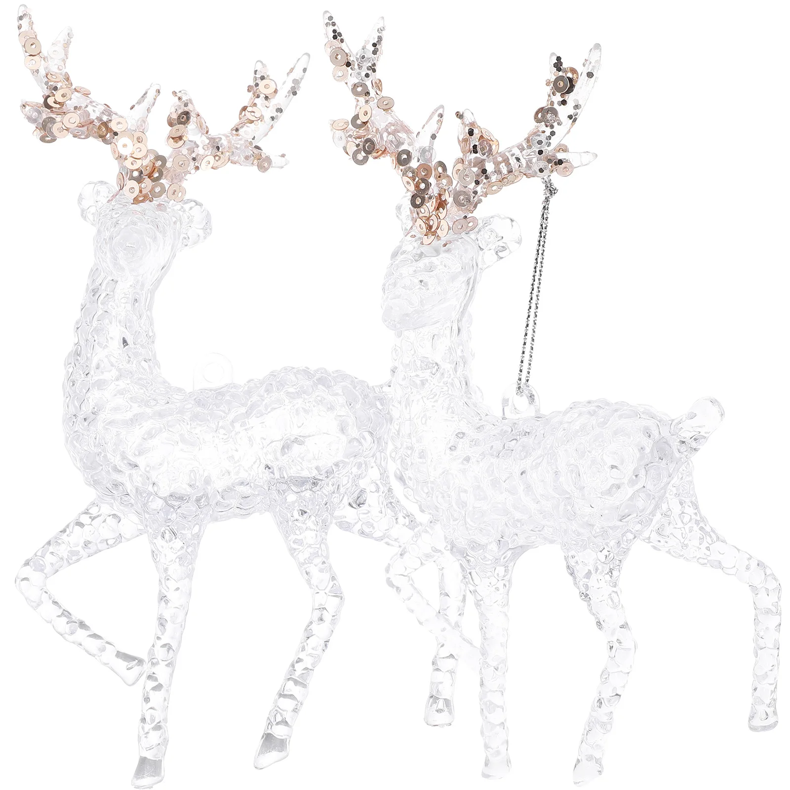 2Pcs Elk Decorations Acrylic Christmas Tree Elk Pendant naments Xmas Christmas Tree Decorations Party Home Decor
2Pcs Elk Decorations Acrylic Christmas Tree Elk Pendant naments Xmas Christmas Tree Decorations Party Home Decor