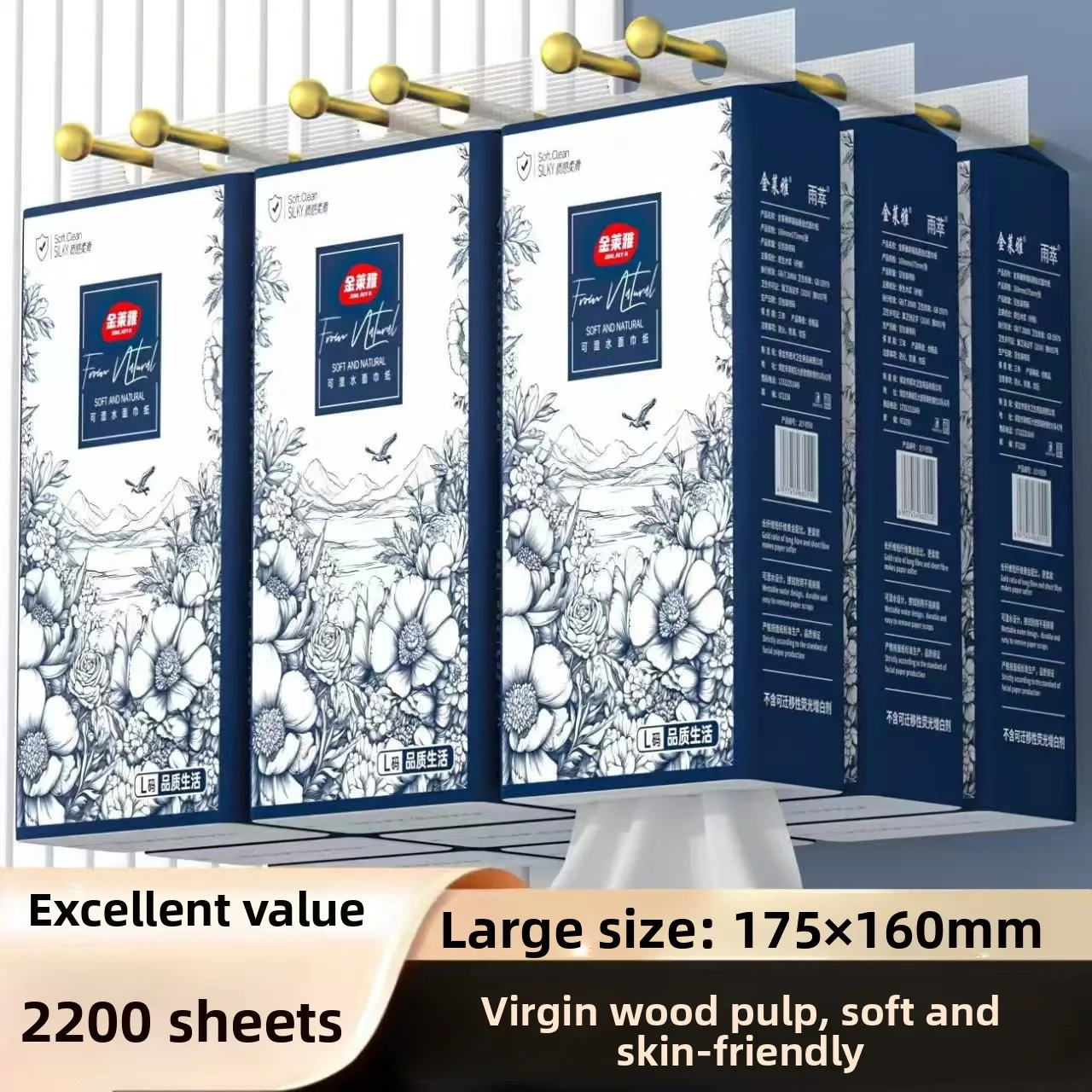 able Hanging Paper Towel Holder Whole Box Batoom Household Decorative Paper Napkin Box Original Wood Pulp Material
able Hanging Paper Towel Holder Whole Box Batoom Household Decorative Paper Napkin Box Original Wood Pulp Material