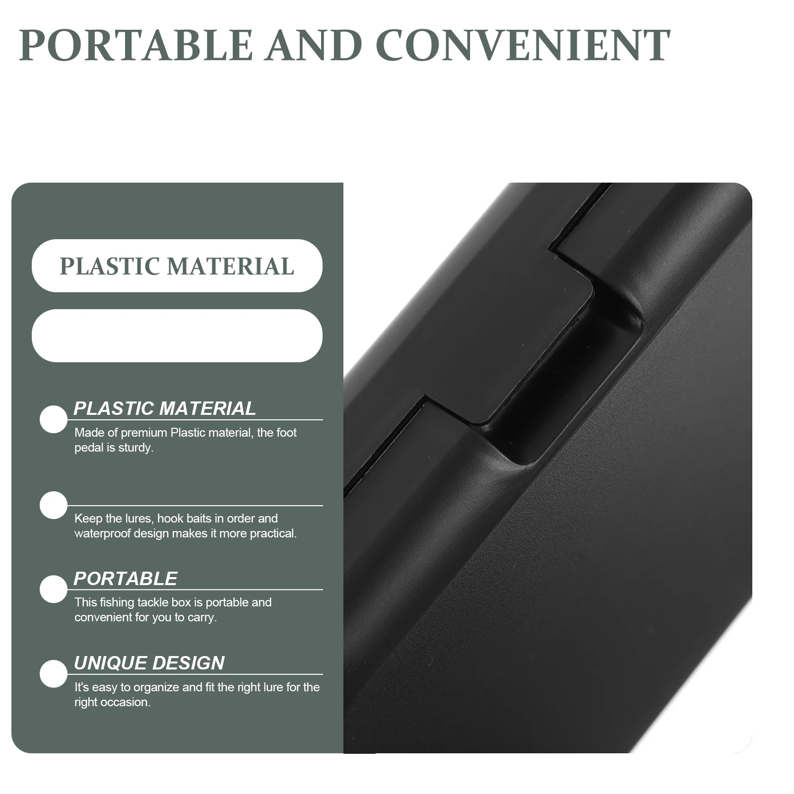 1 pc Waterproof Box Fishing Lure Hook Storage Box Bait Storage Lures Supplies Organizer Portable Fly Fishing Boxes Gear
1 pc Waterproof Box Fishing Lure Hook Storage Box Bait Storage Lures Supplies Organizer Portable Fly Fishing Boxes Gear